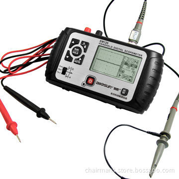 Mini handheld digital scope meter/oscilloscope, EM125